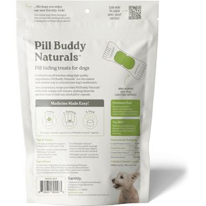 Pill Buddy Naturals Peanut Butter & Apple Soft & Chewy Dog Treats, 90 count