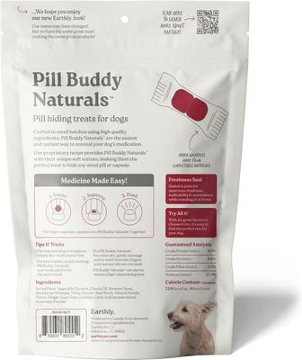 Show full view: Pill Buddy Naturals Smokey Beef Soft & Chewy Dog Treats, 90 count slide 10 of 11