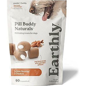 Pill Buddy Naturals Roasted Chicken Soft & Chewy Dog Treats, 90 count