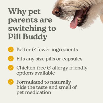 Show full view: Pill Buddy Naturals Roasted Chicken Soft & Chewy Dog Treats, 90 count slide 5 of 10