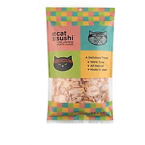 Cat Sushi Bonito Flakes Classic Cut Tuna Cat Treats, 4-oz bag