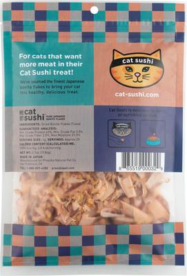Show full view: Cat Sushi Bonito Flakes Thick Cut Tuna Cat Treats, 0.7-oz bag slide 9 of 9