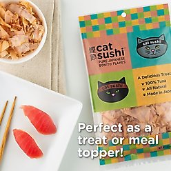 Cat Sushi Bonito Flakes Classic Cut Tuna Cat Treats, 4-oz bag slide 2 of 9