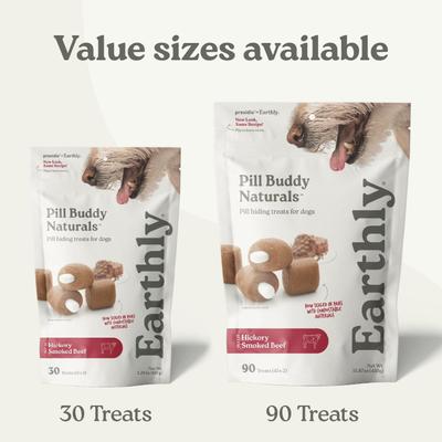 Show full view: Pill Buddy Naturals Roasted Chicken Soft & Chewy Dog Treats, 30 count slide 7 of 10