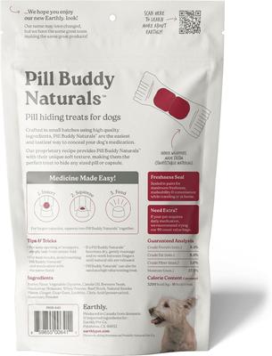 Show full view: Pill Buddy Naturals Smokey Beef Soft & Chewy Dog Treats, 30 count slide 10 of 11