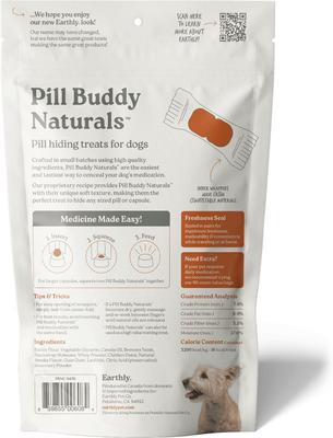 Show full view: Pill Buddy Naturals Roasted Chicken Soft & Chewy Dog Treats, 30 count slide 10 of 10