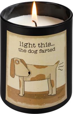 Show full view: Primitives By Kathy Dog Farted Candle slide 3 of 4