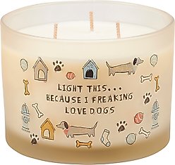 Primitives By Kathy Love Dogs Candle