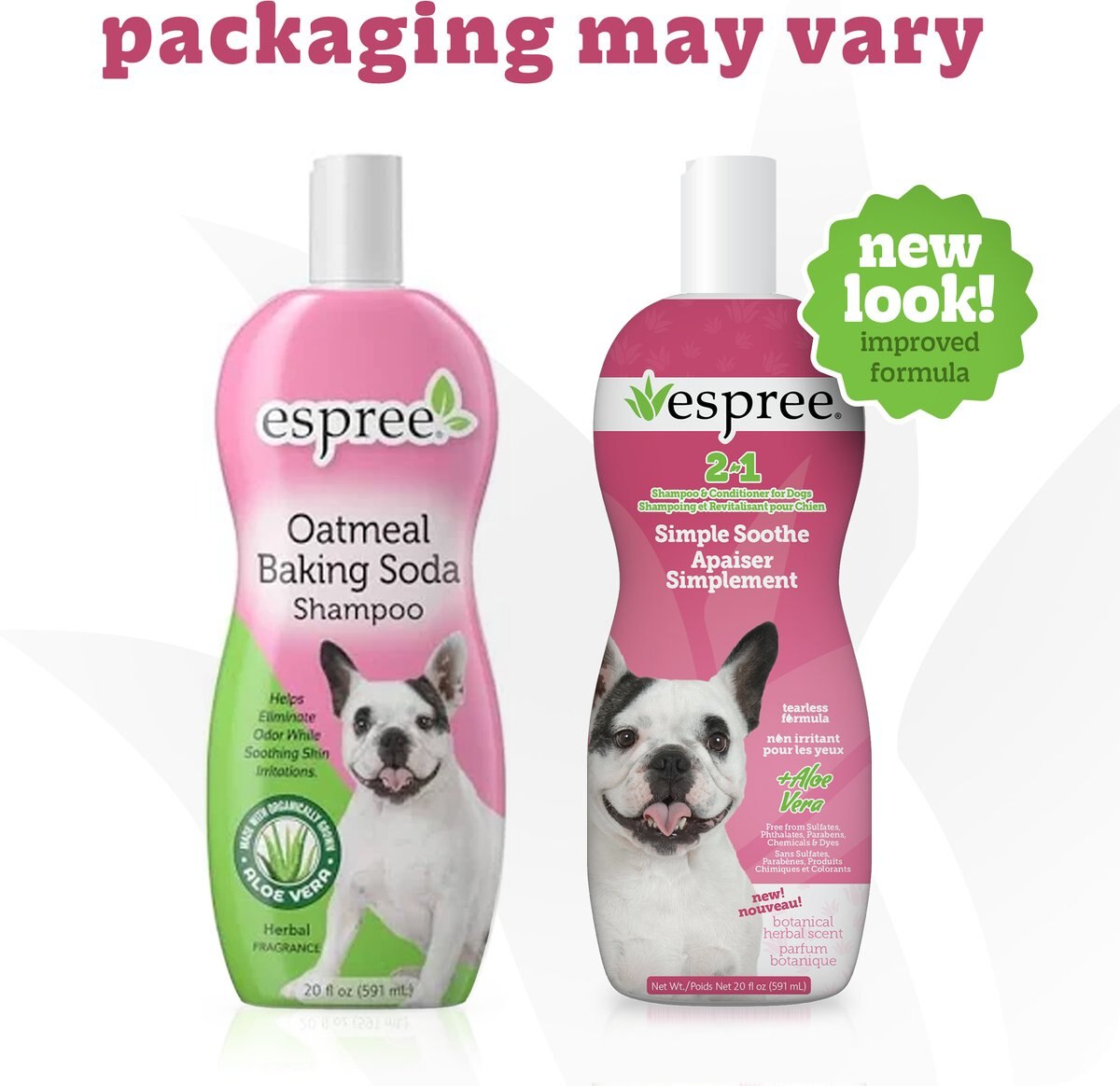 Espree Oatmeal & Baking Soda Aloe Vera Dog & Cat Wipes