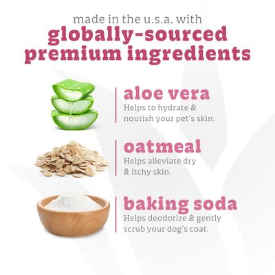 Show full view: Espree Oatmeal & Baking Soda Aloe Vera Dog & Cat Shampoo, 20-fl oz slide 5 of 9