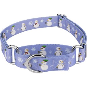 Country Brook Design Snowman Martingale Dog Collar, Large