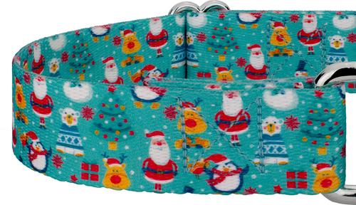 Show full view: Country Brook Design Santa & Friends Martingale Dog Collar, Large slide 7 of 7