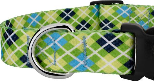 Show full view: Country Brook Design Margarita Argyle Deluxe Dog Collar, X-Small slide 5 of 5