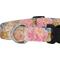 Show in main carousel: Country Brook Design Deluxe Watercolor Peonies Dog Collar, X-Large slide 6 of 6