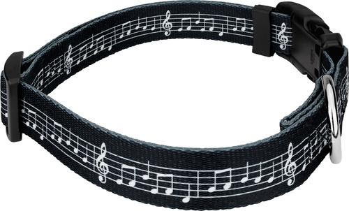 Show full view: Country Brook Design Deluxe Sheet Music Dog Collar, Small slide 4 of 5