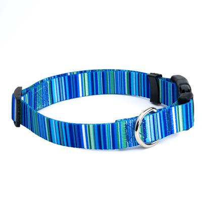 Show full view: Country Brook Design Deluxe Serape Dog Collar, Blue, Small slide 9 of 9