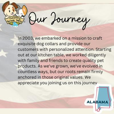 Show full view: Country Brook Design Deluxe Serape Dog Collar, Multi Color, Medium slide 7 of 9