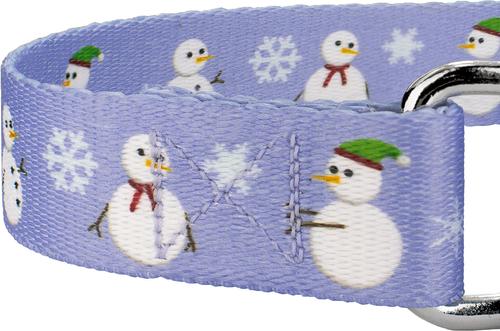 Show full view: Country Brook Design Snowman Martingale Dog Collar, Large slide 5 of 5
