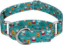 Country Brook Design Santa & Friends Martingale Dog Collar, Small
