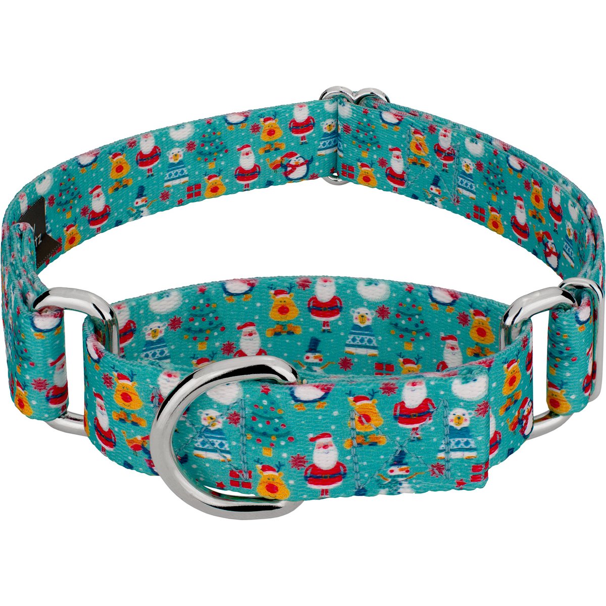 Country Brook Design Santa & Friends Martingale Dog Collar, Large