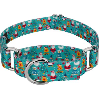 Country Brook Design Country Brook Design Santa & Friends Martingale Dog Collar, Large