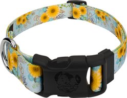 Country Brook Design Deluxe Sunny Days Dog Collar, Large