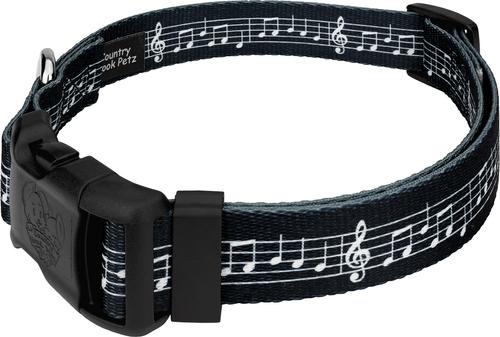 Show full view: Country Brook Design Deluxe Sheet Music Dog Collar, Small slide 3 of 5
