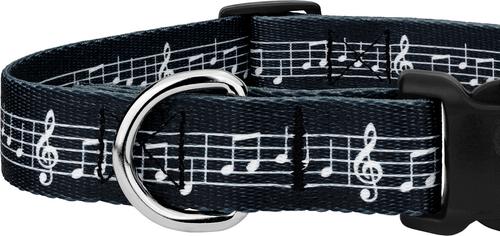 Show full view: Country Brook Design Deluxe Sheet Music Dog Collar, Small slide 5 of 5