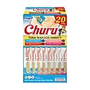 Inaba Churu Tuna & Seafood Variety Creamy Puree Grain-Free Lickable Cat Treats, 0.5-oz tube, 20 count