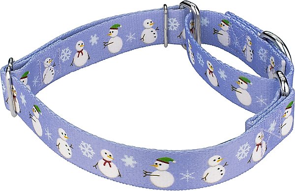 Show full view: Country Brook Design Snowman Martingale Dog Collar, Large slide 4 of 5