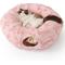 Show in main carousel: Lesure 2-in-1 Cat Tunnel Bed, Pink Bows, Standard slide 1 of 8