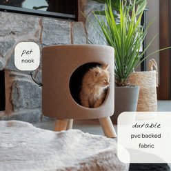 4 Cats & Dogs Wallie Stool Cat Condo, Tan slide 2 of 5