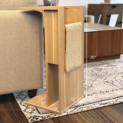 Show full view: 4 Cats & Dogs Jewl Side Table Cat House, Oak slide 3 of 4