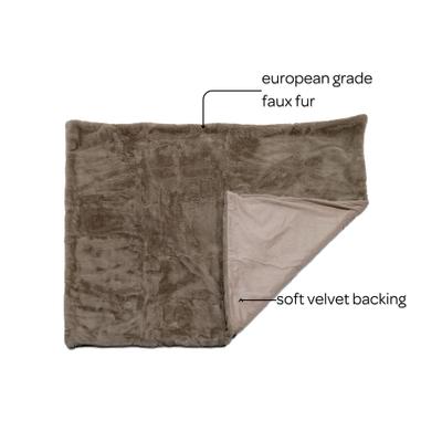 Show full view: 4 Cats & Dogs Throw Dog Furniture Cover, Taupe slide 5 of 6