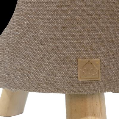 Show full view: 4 Cats & Dogs Wallie Stool Cat Condo, Tan slide 4 of 6