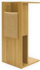 4 Cats & Dogs Jewl Side Table Cat House, Oak