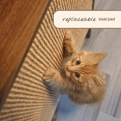 Show full view: 4 Cats & Dogs Wesley Wall Cat Scratcher, Walnut slide 6 of 8