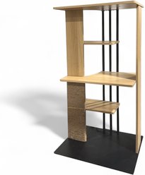 4 Cats & Dogs Cali 47-in Cat Tree, Oak