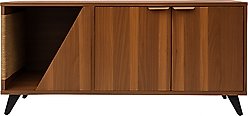4 Cats & Dogs Jessie Cabinet Cat Litter Box Enclosure, Walnut