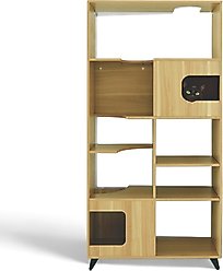 4 Cats & Dogs Clifford Cat Wall Shelf, Oak