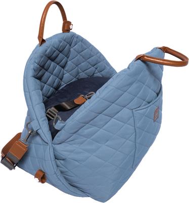 Show full view: 4 Cats & Dogs Mew Mew Bed Dog & Cat Car Seat, Blue Steel slide 3 of 3