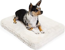 4 Cats & Dogs Pixie Pad Leakproof Dog Bed, Beige, Small