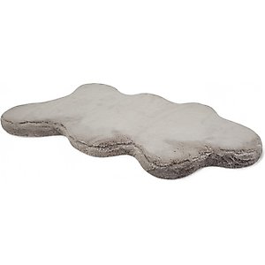 4 Cats & Dogs Pixie Hide Bolster Dog Bed, Taupe, Small