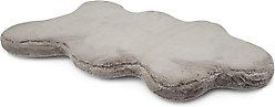 4 Cats & Dogs Pixie Hide Bolster Dog Bed, Taupe, Large