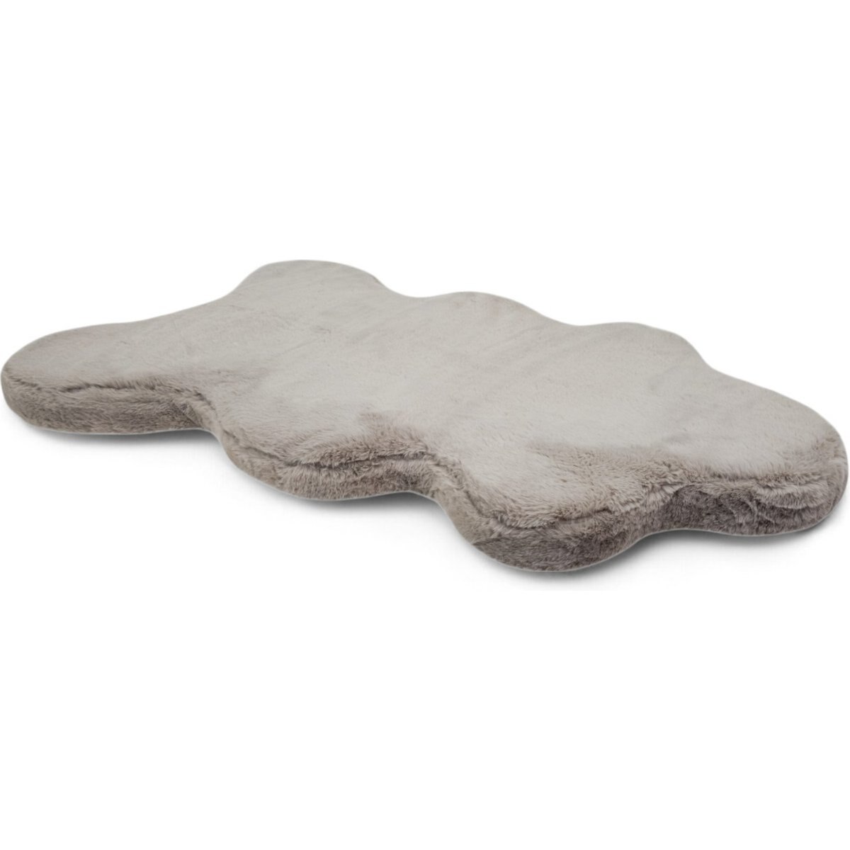 4 Cats & Dogs Pixie Hide Bolster Dog Bed, Taupe, Large