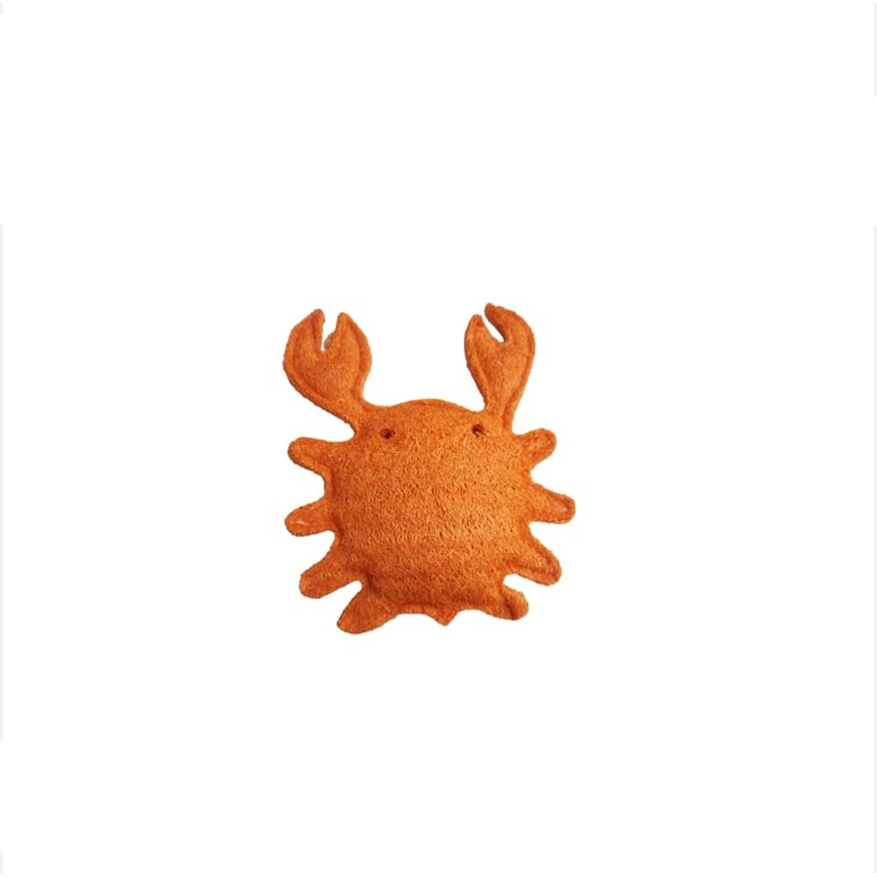 Hip Doggie Loffah Crab Stuffing-Free Dog Chew Toy, Large