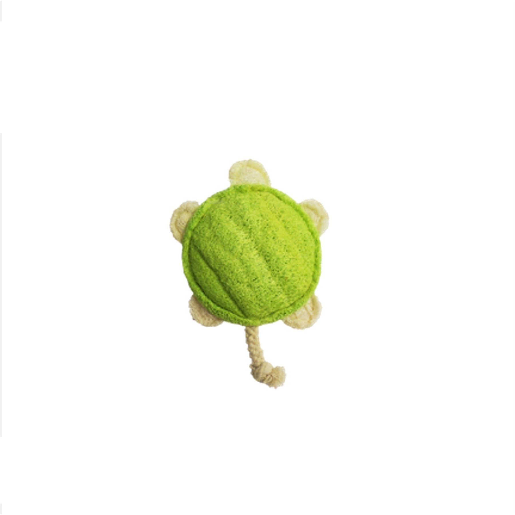 Hip Doggie Loffah Turtle Stuffing-Free Dog Chew Toy, Large