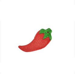 Hip Doggie Loffah Chili Pepper Stuffing-Free Dog Chew Toy