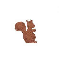 Hip Doggie Loffah Squirrel Stuffing-Free Dog Chew Toy
