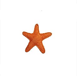 Hip Doggie Loffah Starfish Stuffing-Free Dog Chew Toy, Large